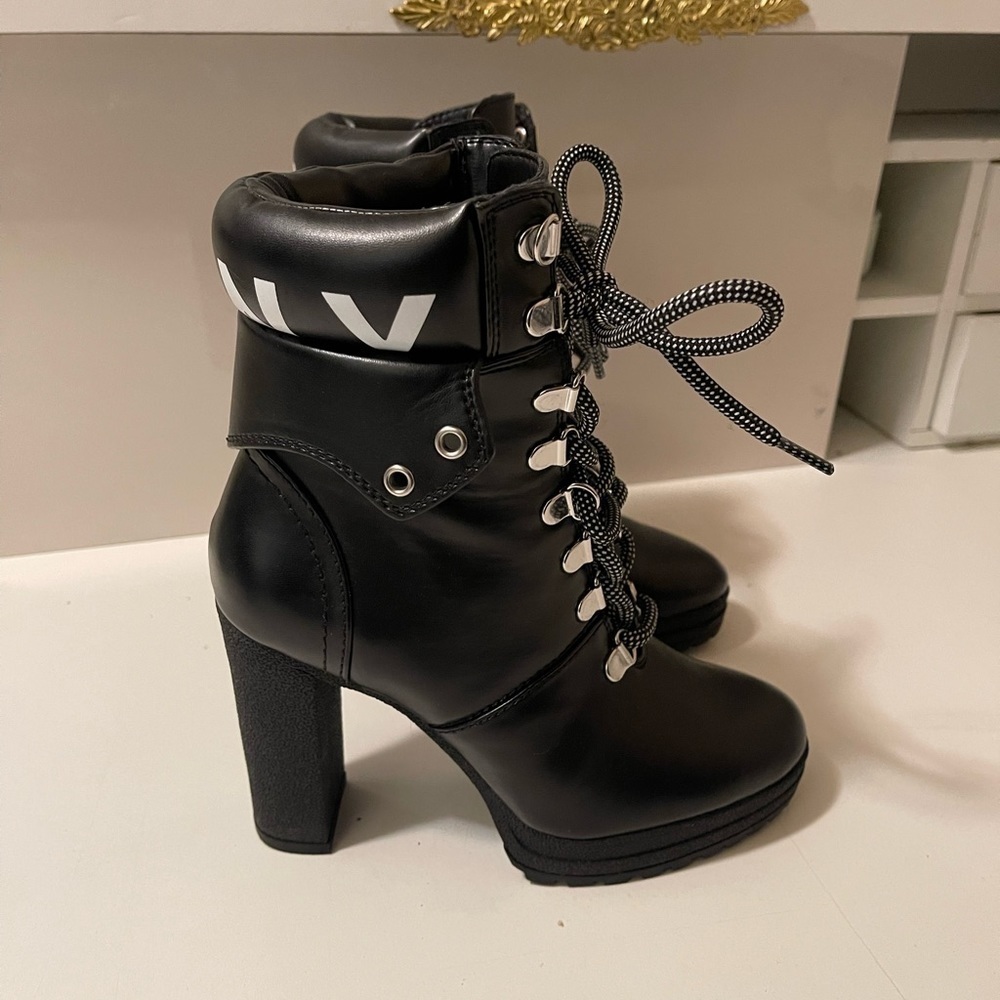 DKNY booties with 4 inches long heels brand new
